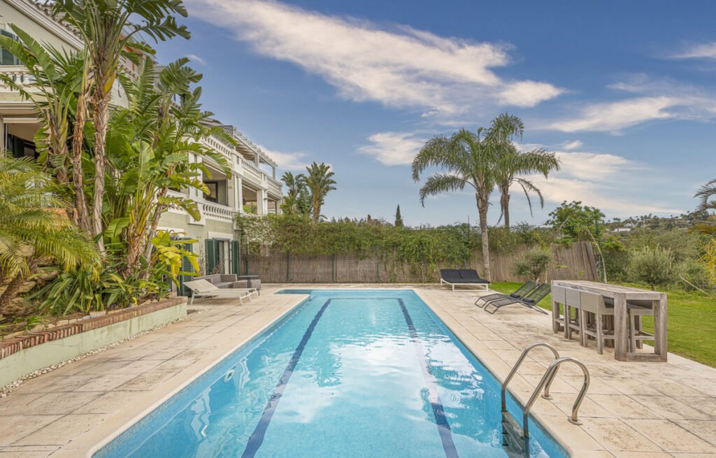 Detached villa in Sotogrande with private pool and garden on the Costa del Sol Spain