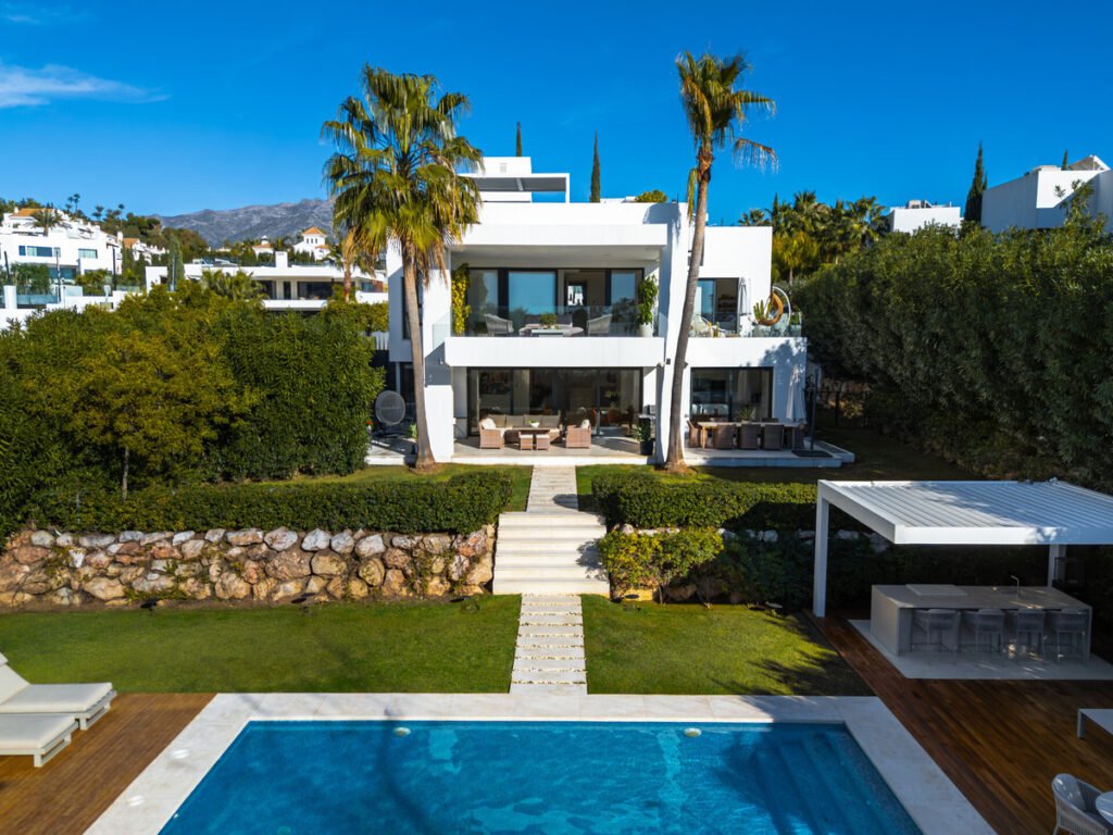 Modern luxury villa with pool in Marbella Costa del Sol Spain