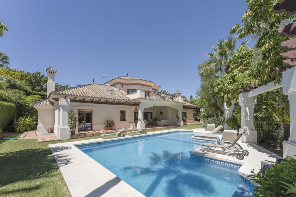 Luxury villa with private pool and garden Costa del Sol Spain